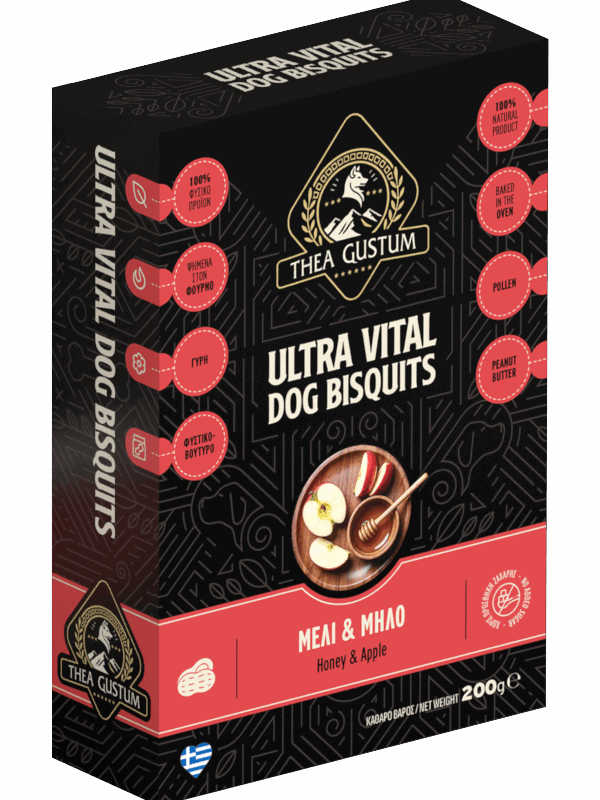 Μπισκότα σκύλου thea gustum honey with apple