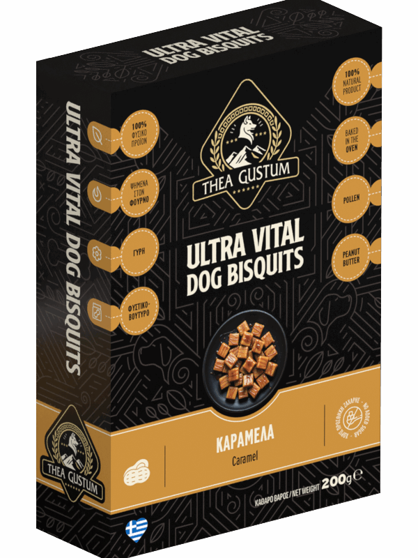 Μπισκότα σκύλου Thea Gustum Bisquit Caramel