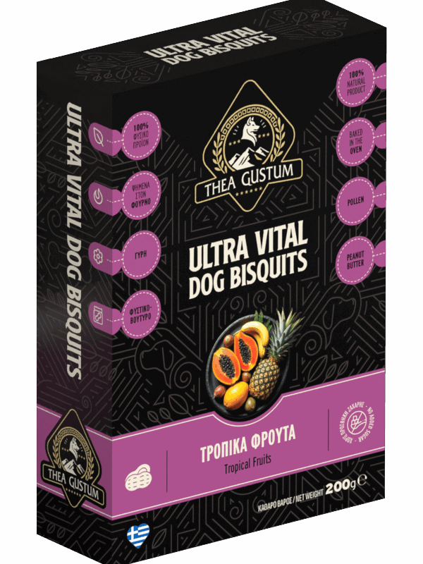 Μπισκότα σκύλου Thea Gustum Bisquit Tropical Fruits